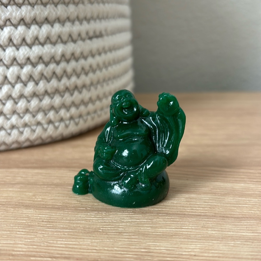 Green mini Buddha